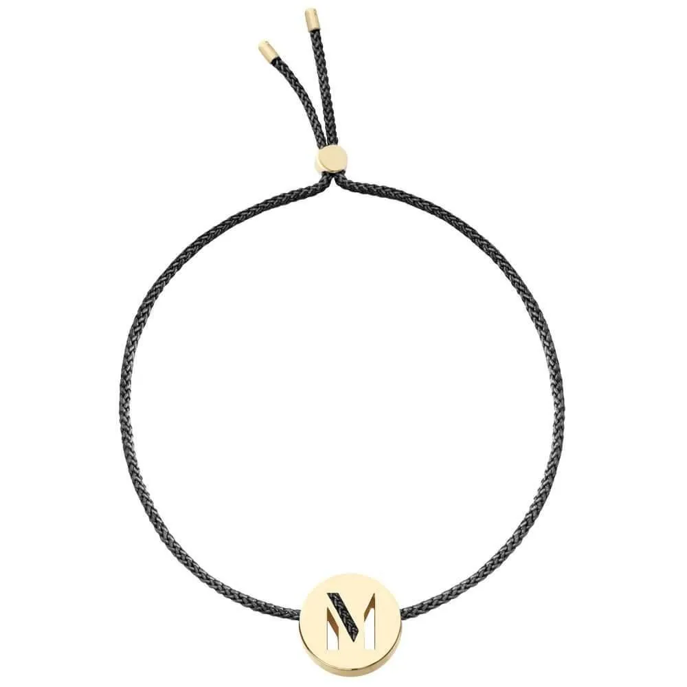 ABC's - M 18K Gold Plated Bracelet