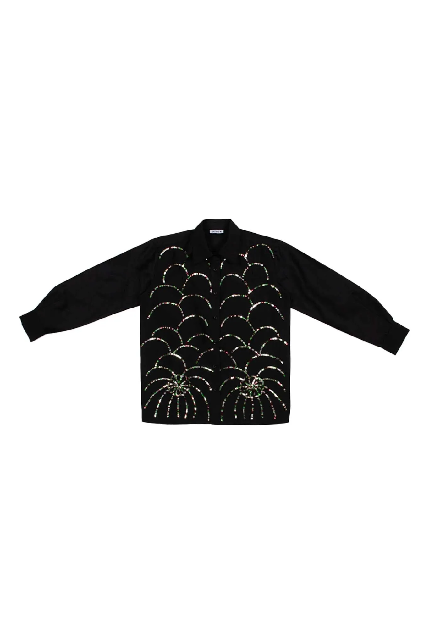 Alison Oversized Blouse in Firework Sequins