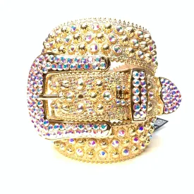 b.b. Simon Golden Teju Fully Loaded Crystal Belt