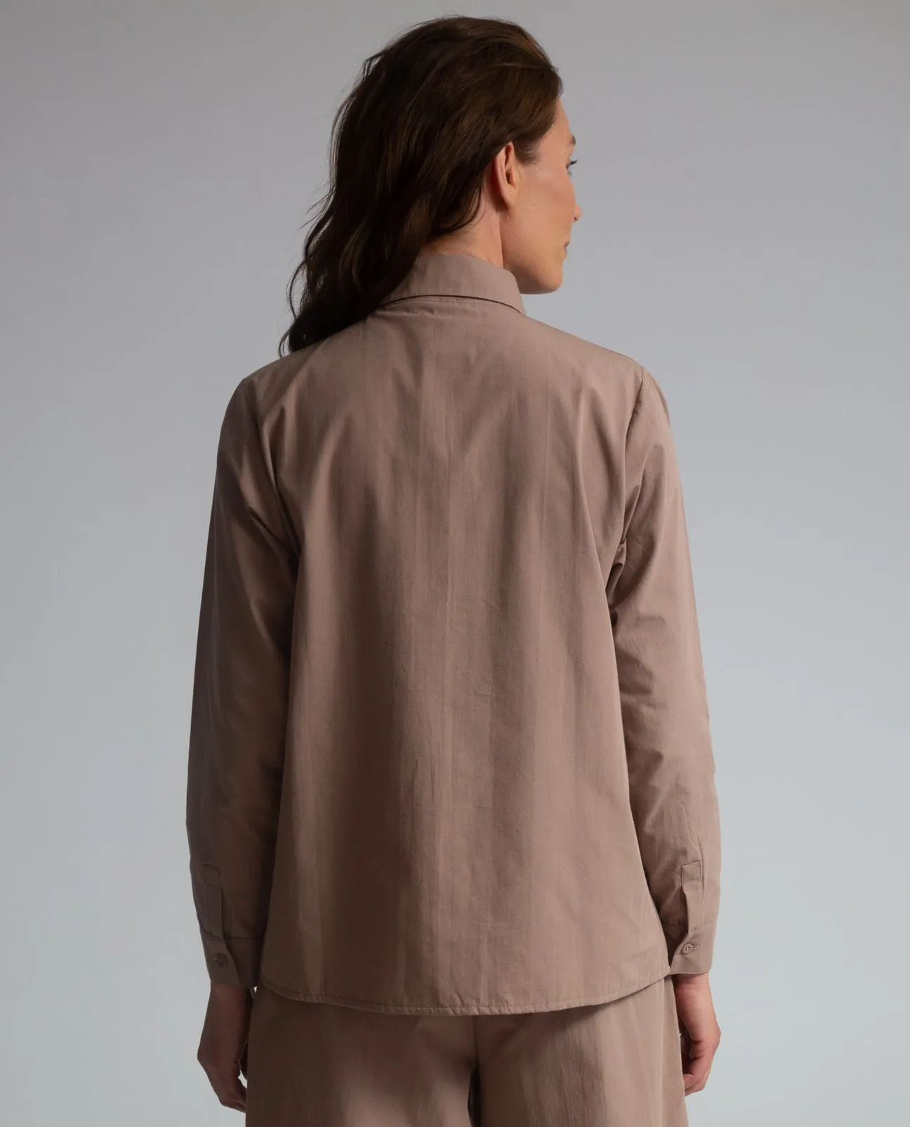 Celia-Jane Organic Cotton Shirt In Mocha