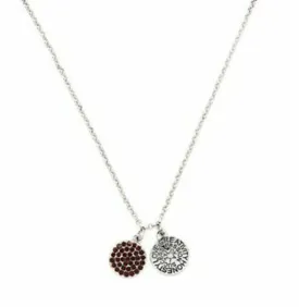 Chrysalis Silver Swarovski Crystal Birthstone Necklace