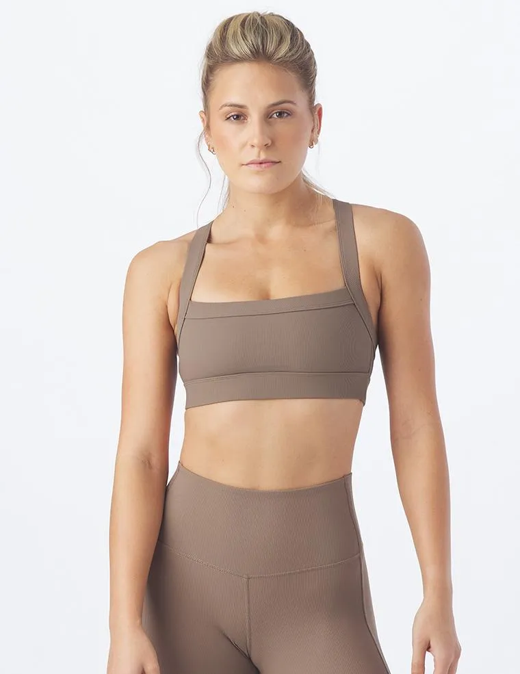 Directional Bra: Mocha