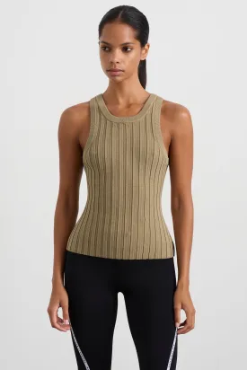 Hydra Racer Knit Ribbed Top