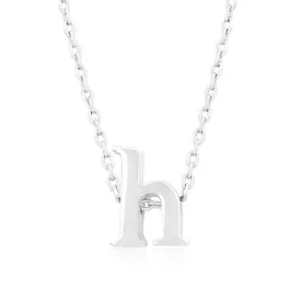 Initial H Silver Pendant