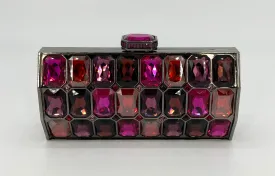 Judith Leiber Large Gemstone Minaudiere Clutch