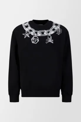 Philipp Plein Black LS Sweatshirt