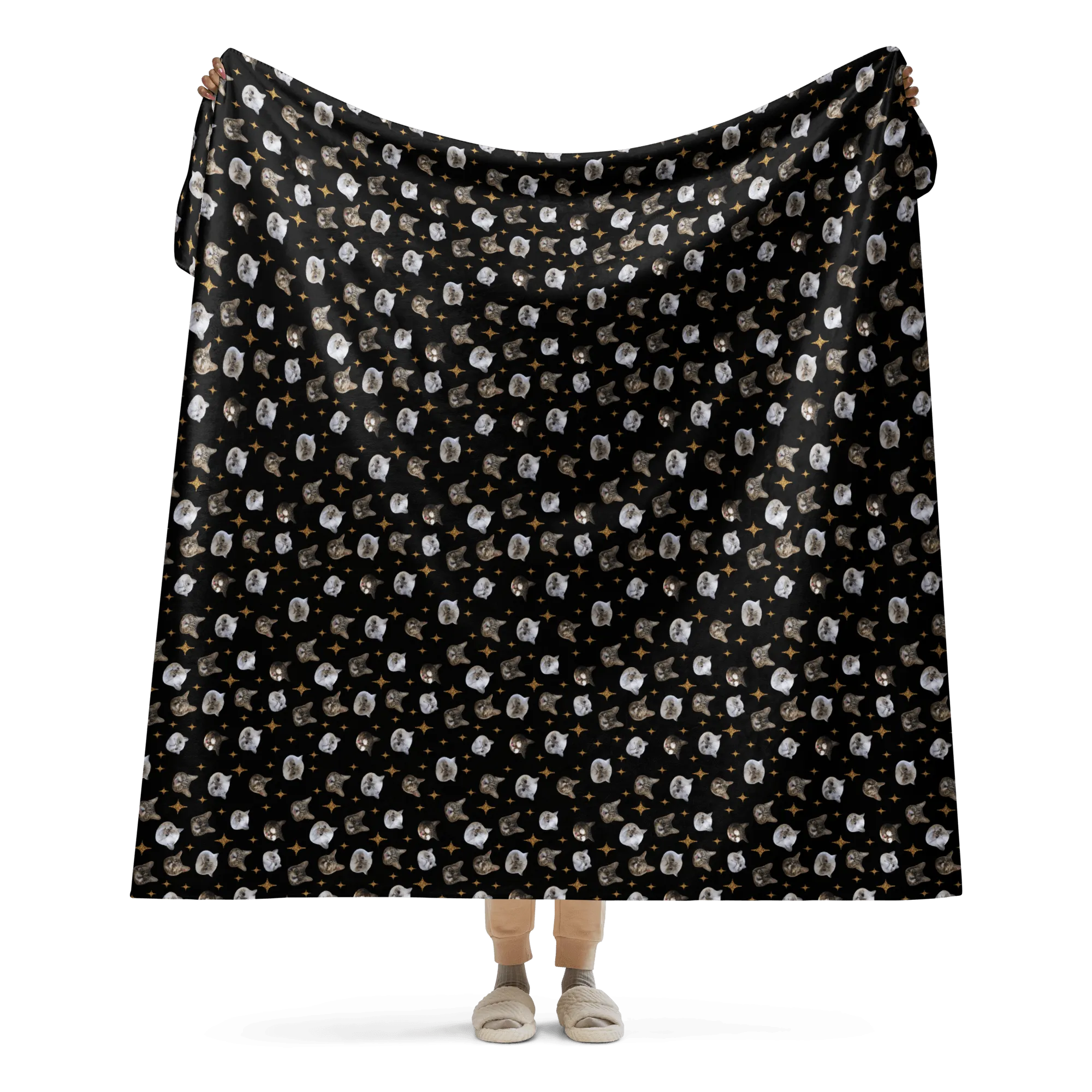 Sherpa Blanket - BUB   Marbles Sparkle