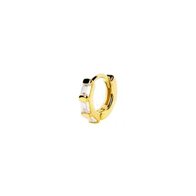 Sia M Gold Cartilage Hoop Earring