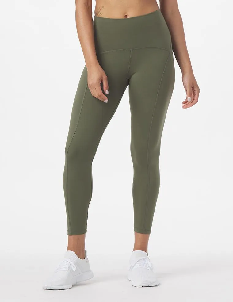 Sport 7/8 Legging: Moss