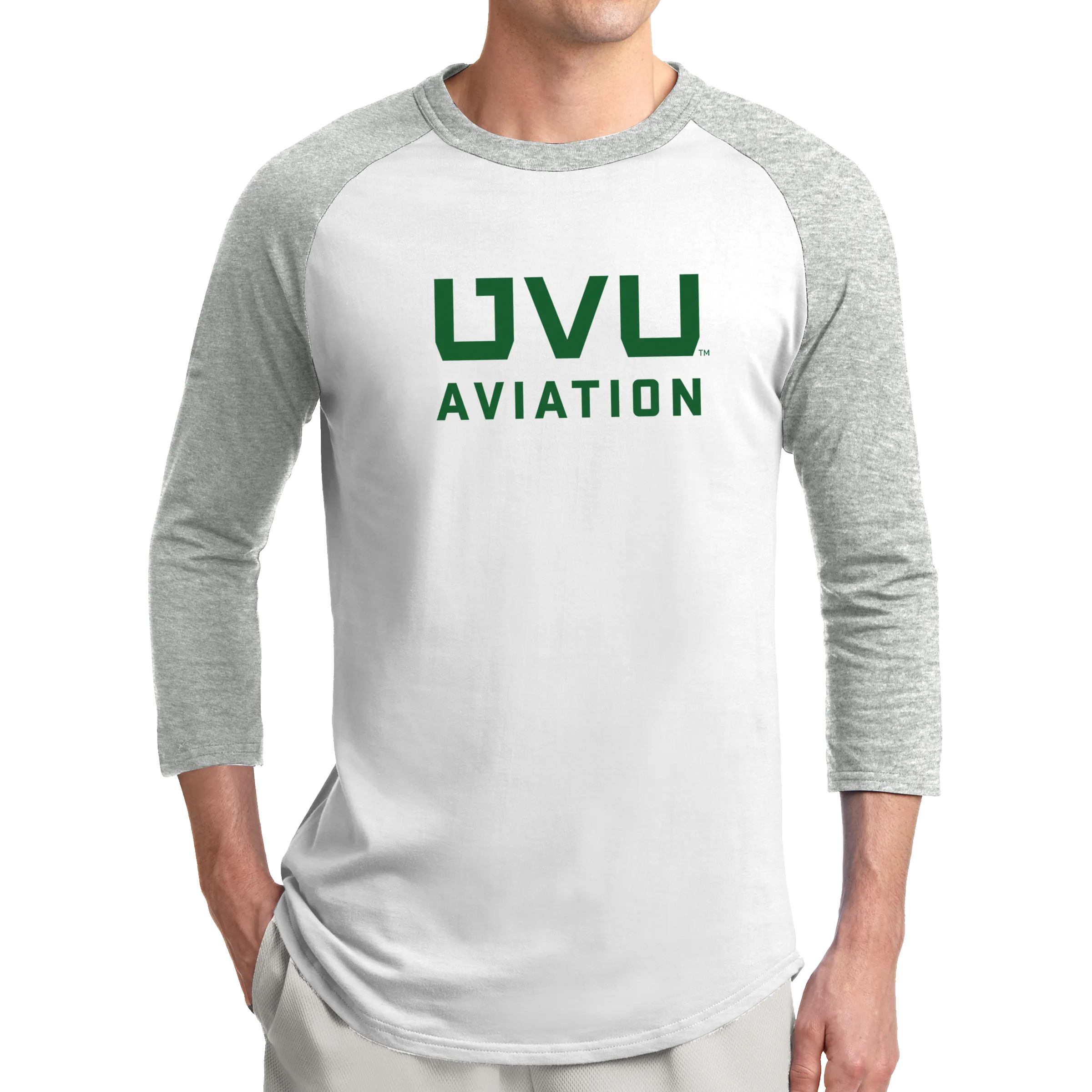 Sport-Tek Colorblock Raglan Jersey- UVU Aviation