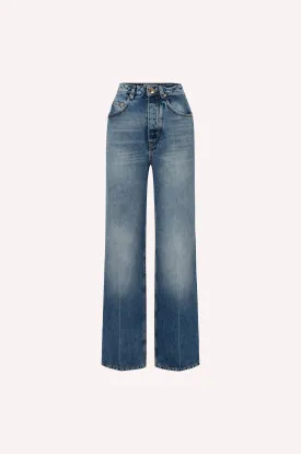 Straight Leg Denim Pants