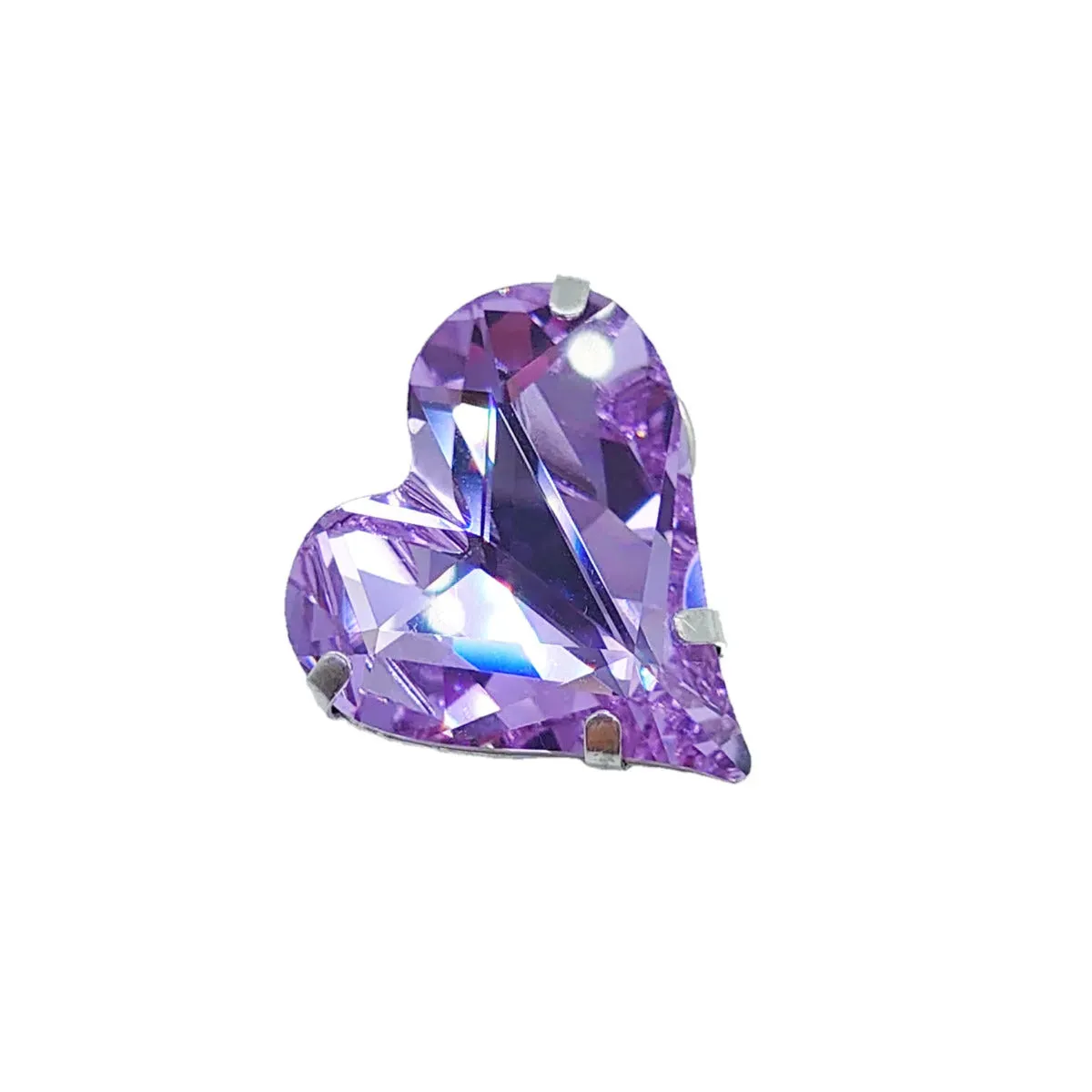 Swarovski Crystals Heart Lapel Brooch