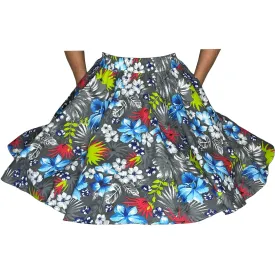 Tropical Hawaiian Square Dance Skirt