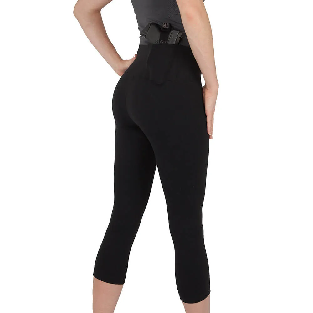 Womens Concealed Carry Original Leggings Crop Length