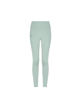 Women's Plant-Stretch Compressive Leggings—Eucalyptus Blue